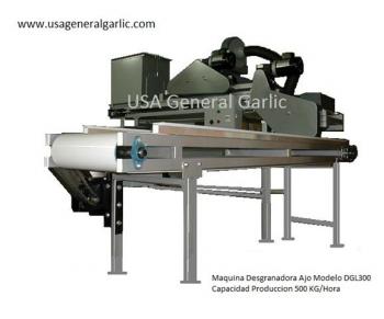Maquinas Desgranadora de Ajos Modelo: DGL-300 (Equipos Industriales), en Miami, Florida , USA, 			ZACATECAS