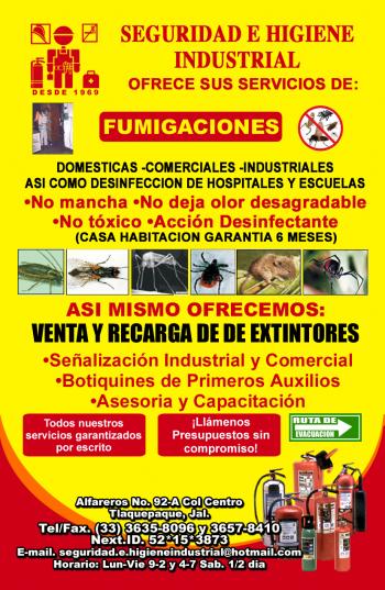 Control de Plagas (Casa y Jardn), en TLAQUEPAQUE, 			JALISCO