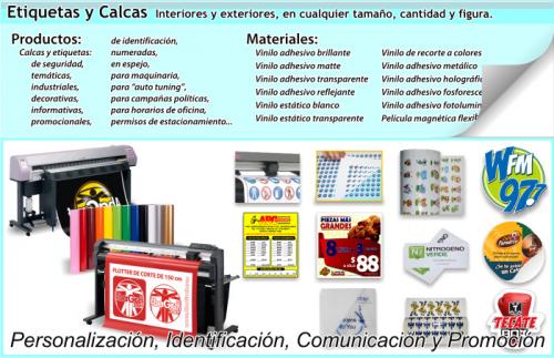 Etiquetas y Calcas (Impresin y publicaciones), en Monterrey, 			NUEVO LEON