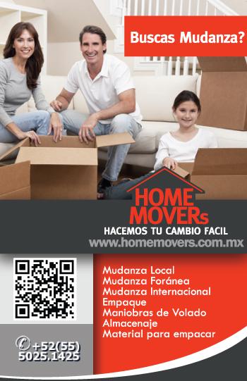 HOME MOVERs - Mudanzas (Transportacin, Mensajera y Paquetera), en Mexico, 			DISTRITO FEDERAL
