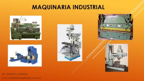 Maquinaria Industrial (Equipos Industriales), en DISTRITO FEDERAL, 			MEXICO