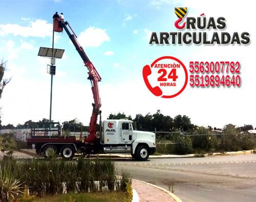Renta de Gras con Canastilla para mantenimiento de Espectaculares (Servicios de Negocios), en TEZOYUCA, 			MEXICO