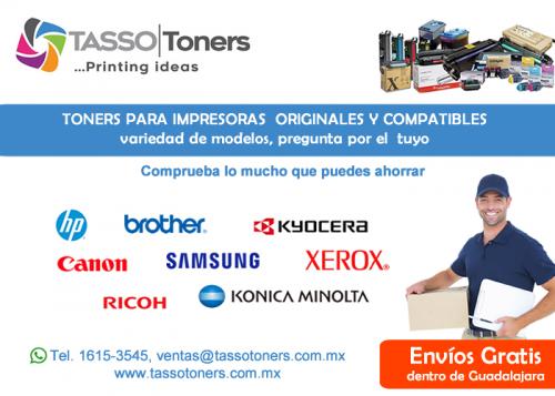 Toners originales y compatibles para impresoras (Componentes  electrónicos y suministros), en Guadalajara, 			JALISCO