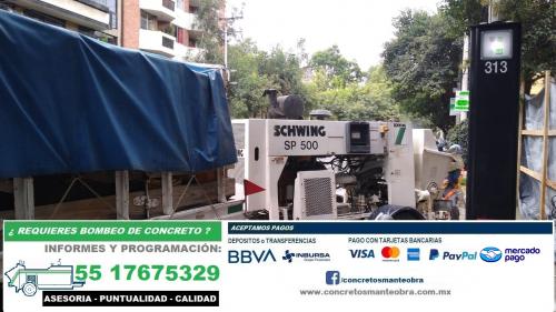 Servicio de Bombeo de Concreto (Construccin e Inmobiliaria), en Cuautitln Izcalli, 			MEXICO