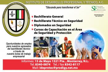 Capacitacin en seguridad privada (Seguridad y Proteccin), en Monterrey, 			NUEVO LEON