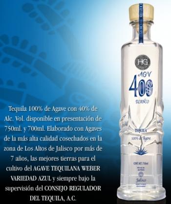 Tequila 100% de agave MARCA 