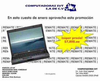 Laptop Compaq 6910 (Computo e Informtica), en Mexico , 			DISTRITO FEDERAL
