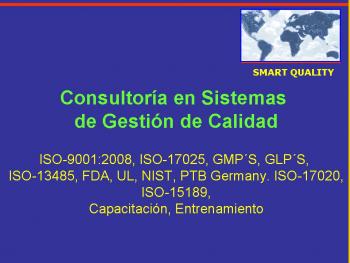 Consultora en Sistemas de Gestin de Calidad (Servicios de Negocios), en MEXICO , 			DISTRITO FEDERAL