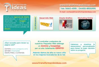 Desarrollo de paginas web (Servicios de Negocios), en MEXICO, 			DISTRITO FEDERAL